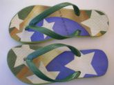 chinelo personalizado Brasil estrelas