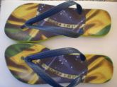 chinelo personalizado Bandeira do Brasil