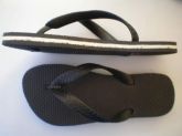 chinelo liso sem estampa com filete branco