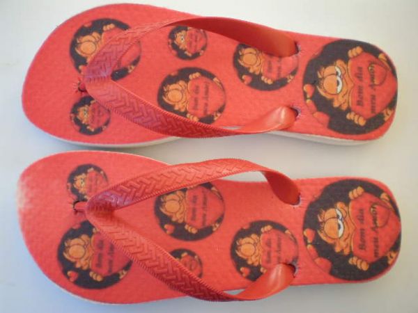 chinelo personalizado Garfield