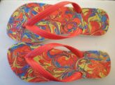 chinelo personalizado aquarela