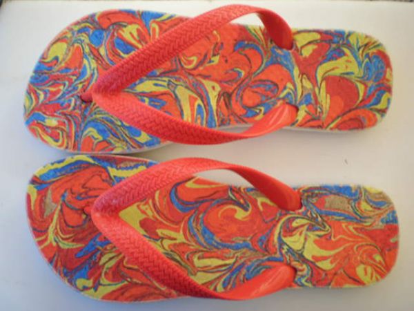 chinelo personalizado aquarela